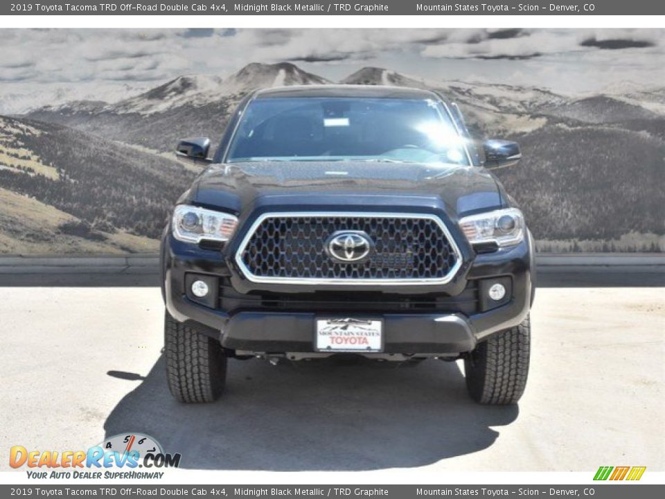 2019 Toyota Tacoma TRD Off-Road Double Cab 4x4 Midnight Black Metallic / TRD Graphite Photo #2