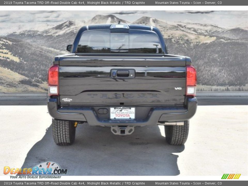 2019 Toyota Tacoma TRD Off-Road Double Cab 4x4 Midnight Black Metallic / TRD Graphite Photo #4