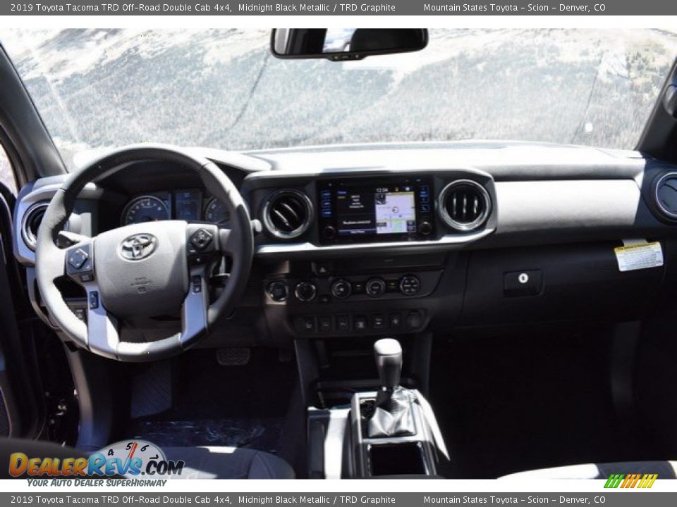 2019 Toyota Tacoma TRD Off-Road Double Cab 4x4 Midnight Black Metallic / TRD Graphite Photo #7