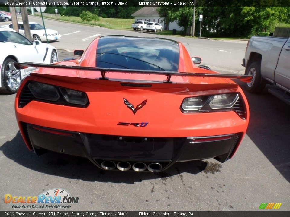 2019 Chevrolet Corvette ZR1 Coupe Sebring Orange Tintcoat / Black Photo #17