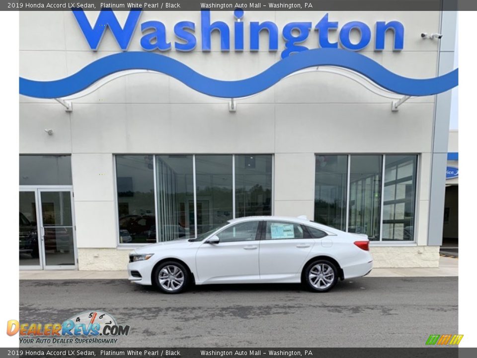2019 Honda Accord LX Sedan Platinum White Pearl / Black Photo #1