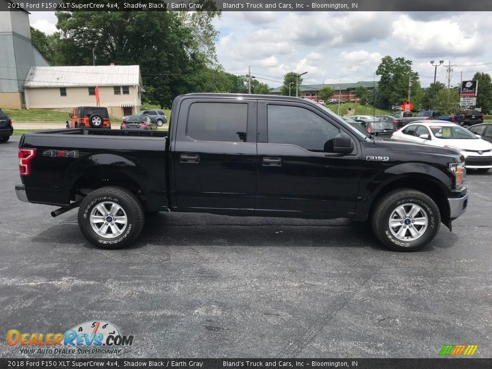 2018 Ford F150 XLT SuperCrew 4x4 Shadow Black / Earth Gray Photo #5