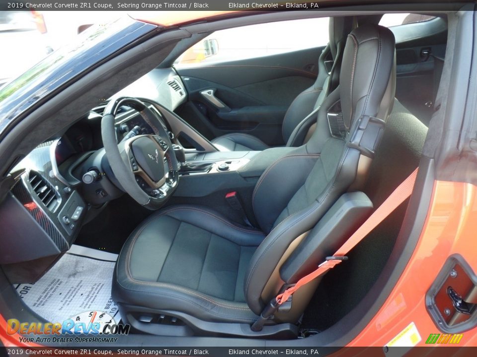 Black Interior - 2019 Chevrolet Corvette ZR1 Coupe Photo #25