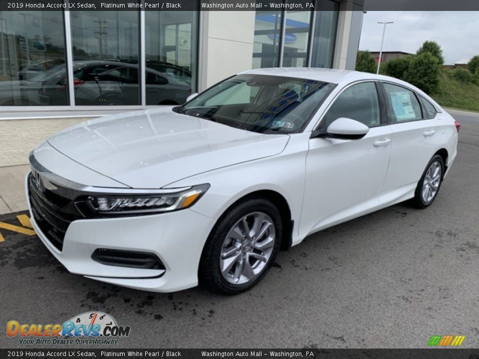 2019 Honda Accord LX Sedan Platinum White Pearl / Black Photo #2