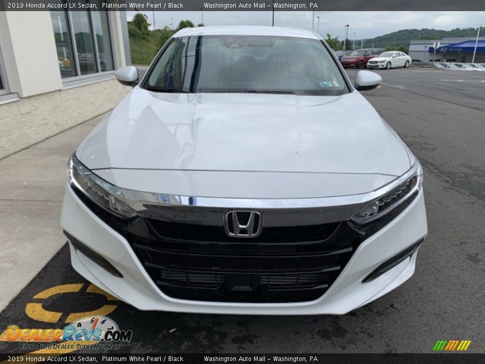 2019 Honda Accord LX Sedan Platinum White Pearl / Black Photo #3