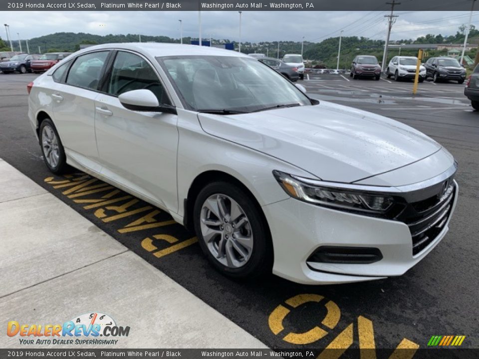 2019 Honda Accord LX Sedan Platinum White Pearl / Black Photo #4