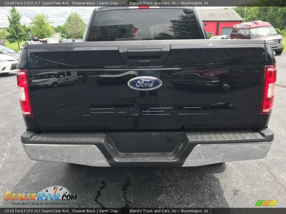 2018 Ford F150 XLT SuperCrew 4x4 Shadow Black / Earth Gray Photo #7