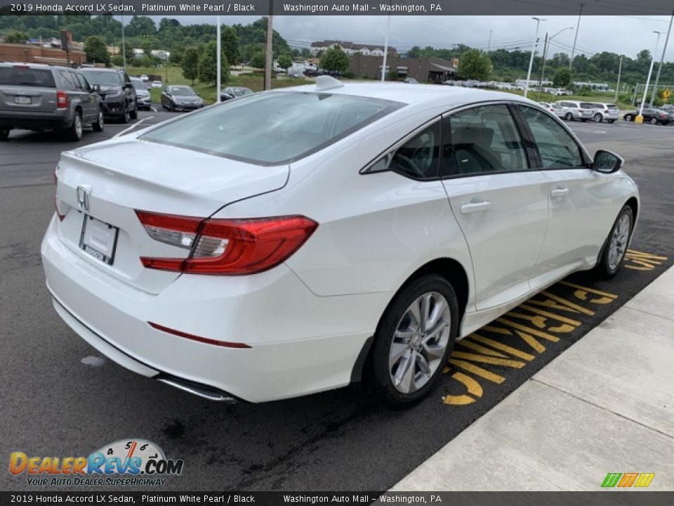 2019 Honda Accord LX Sedan Platinum White Pearl / Black Photo #5