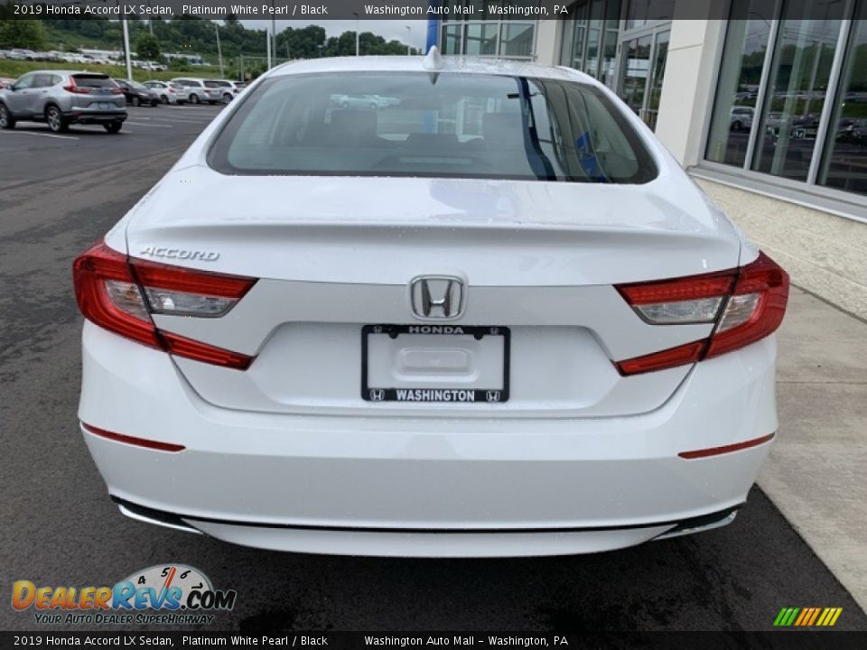 2019 Honda Accord LX Sedan Platinum White Pearl / Black Photo #6
