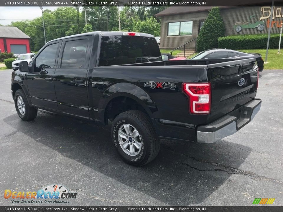 2018 Ford F150 XLT SuperCrew 4x4 Shadow Black / Earth Gray Photo #9