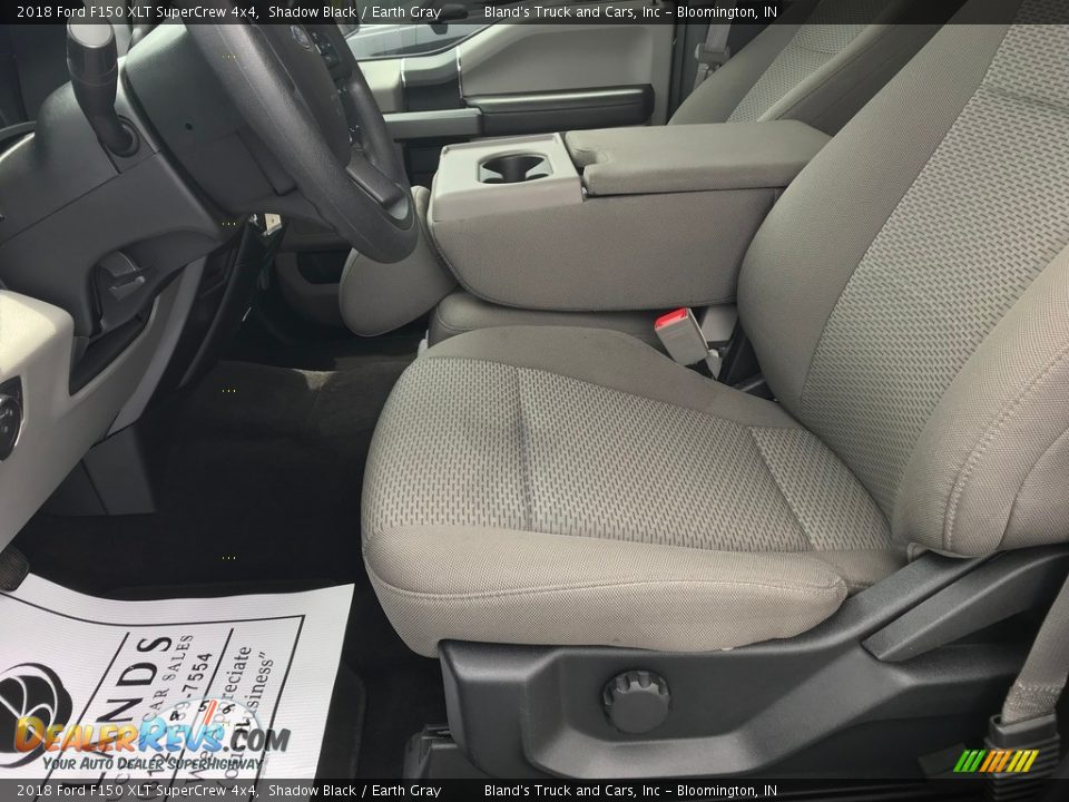 2018 Ford F150 XLT SuperCrew 4x4 Shadow Black / Earth Gray Photo #12