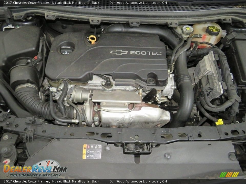 2017 Chevrolet Cruze Premier Mosaic Black Metallic / Jet Black Photo #7