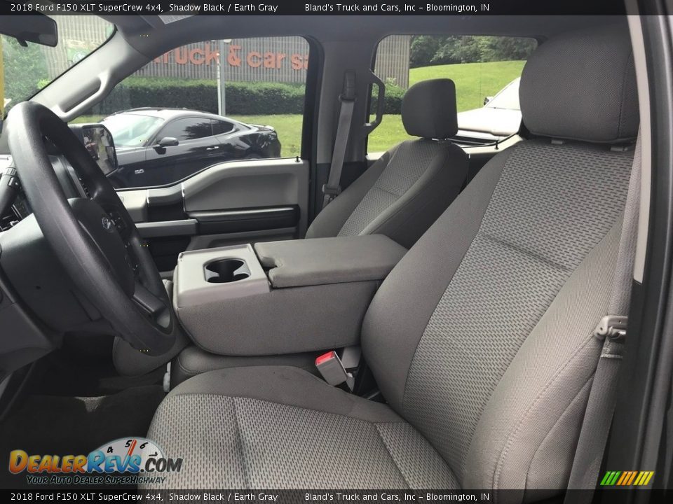 2018 Ford F150 XLT SuperCrew 4x4 Shadow Black / Earth Gray Photo #13