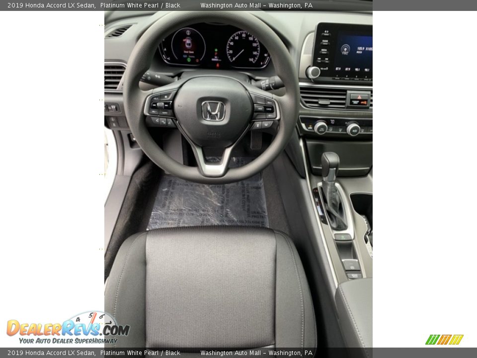 2019 Honda Accord LX Sedan Platinum White Pearl / Black Photo #13