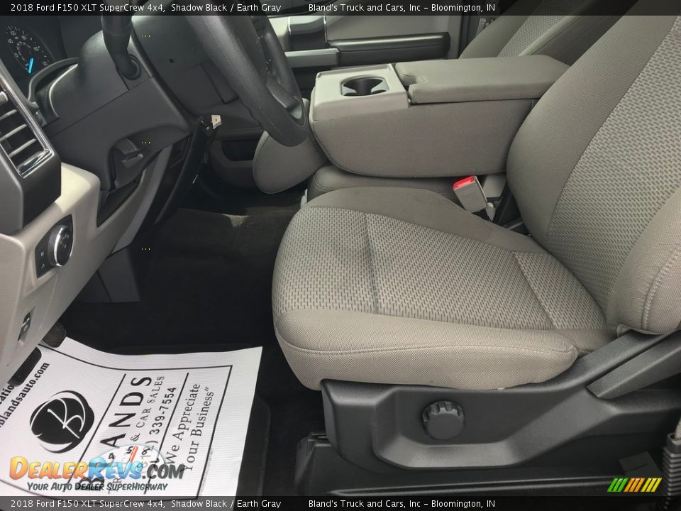 2018 Ford F150 XLT SuperCrew 4x4 Shadow Black / Earth Gray Photo #14