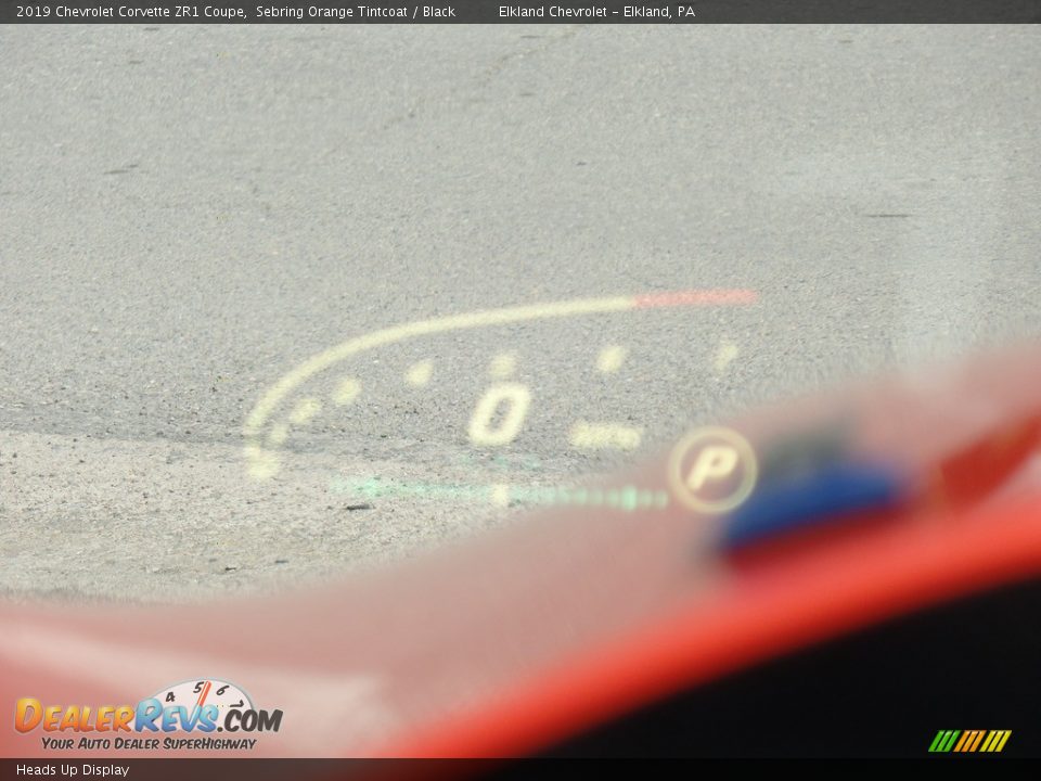 Heads Up Display - 2019 Chevrolet Corvette