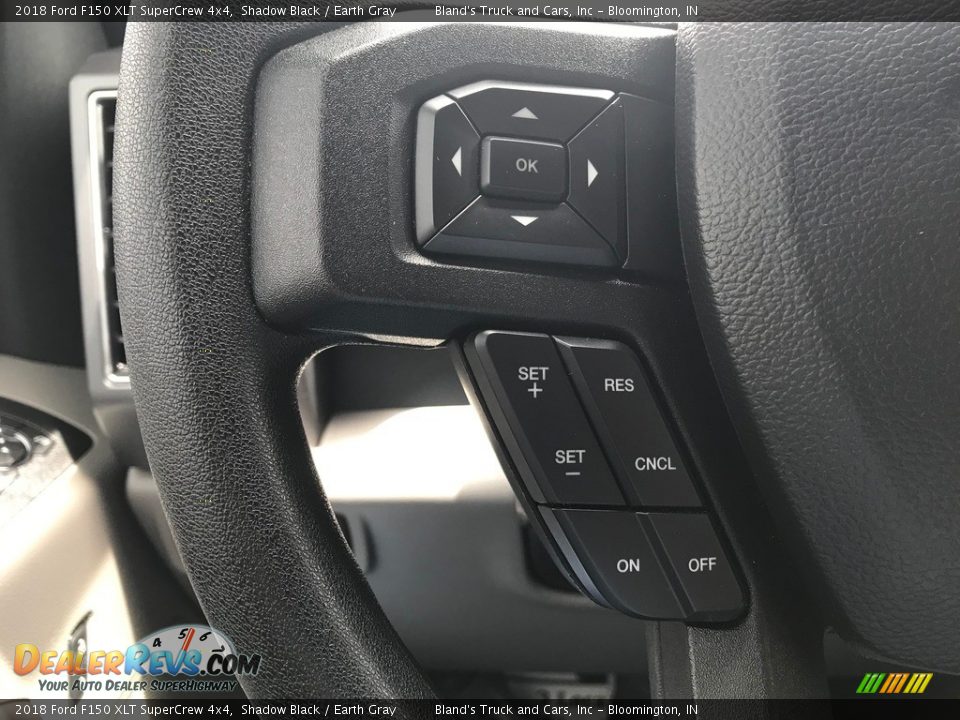 2018 Ford F150 XLT SuperCrew 4x4 Shadow Black / Earth Gray Photo #17