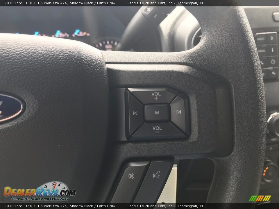 2018 Ford F150 XLT SuperCrew 4x4 Shadow Black / Earth Gray Photo #18