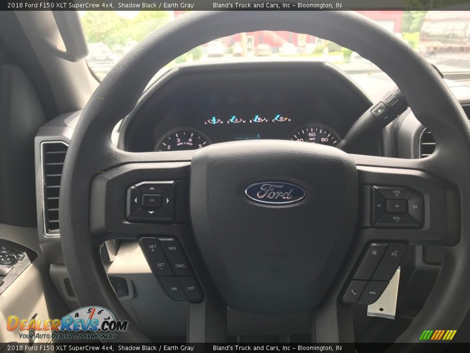 2018 Ford F150 XLT SuperCrew 4x4 Shadow Black / Earth Gray Photo #19