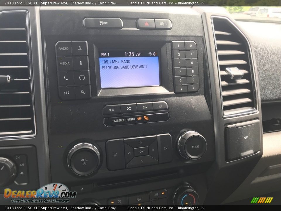 2018 Ford F150 XLT SuperCrew 4x4 Shadow Black / Earth Gray Photo #20