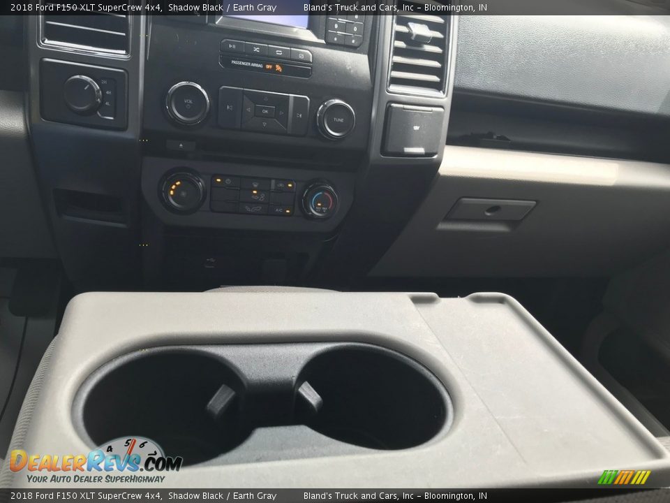 2018 Ford F150 XLT SuperCrew 4x4 Shadow Black / Earth Gray Photo #22