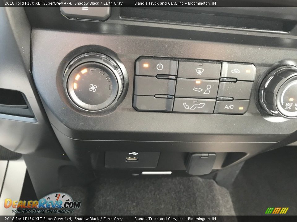 2018 Ford F150 XLT SuperCrew 4x4 Shadow Black / Earth Gray Photo #23