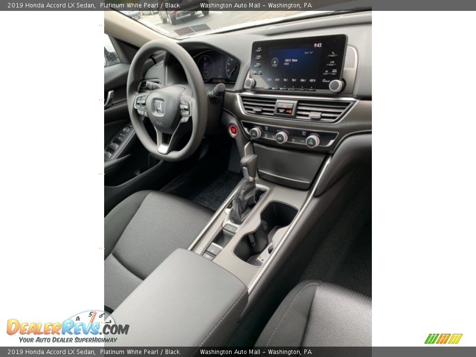 2019 Honda Accord LX Sedan Platinum White Pearl / Black Photo #27