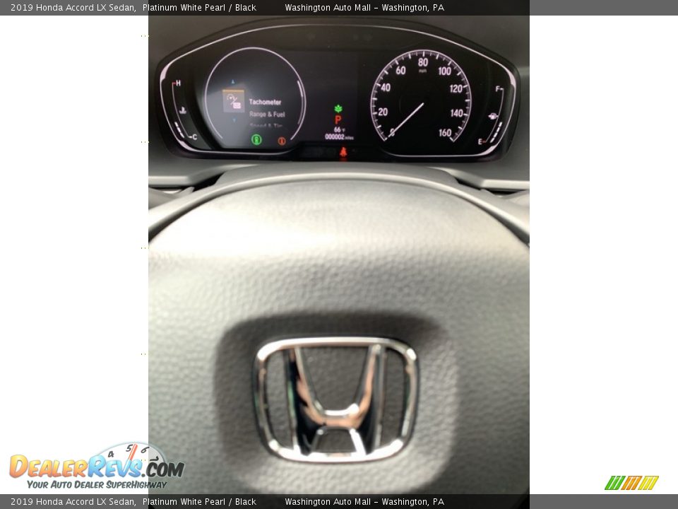 2019 Honda Accord LX Sedan Platinum White Pearl / Black Photo #29