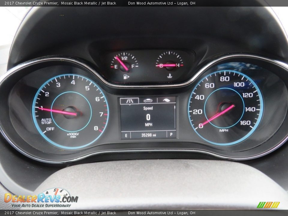 2017 Chevrolet Cruze Premier Mosaic Black Metallic / Jet Black Photo #20