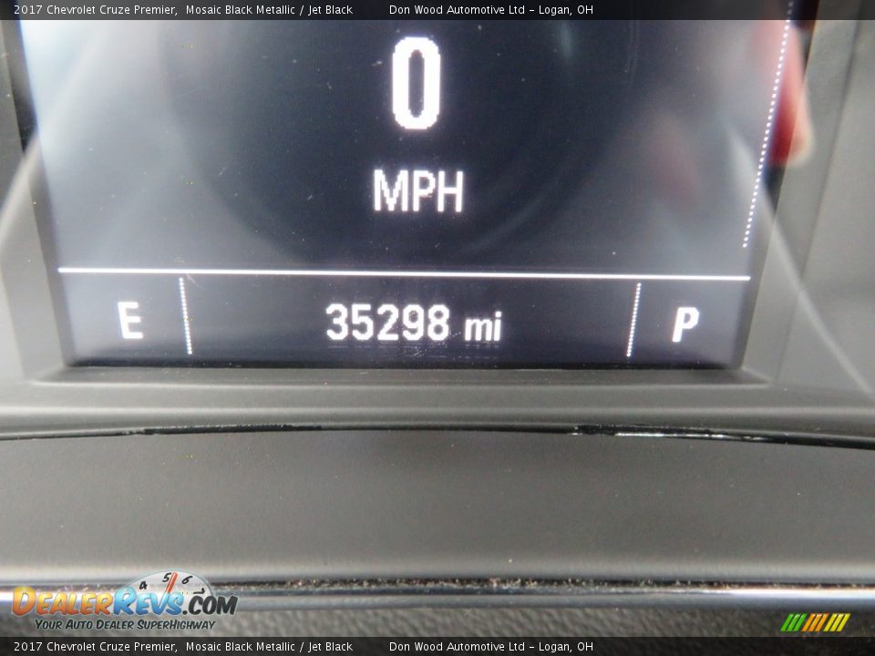 2017 Chevrolet Cruze Premier Mosaic Black Metallic / Jet Black Photo #21