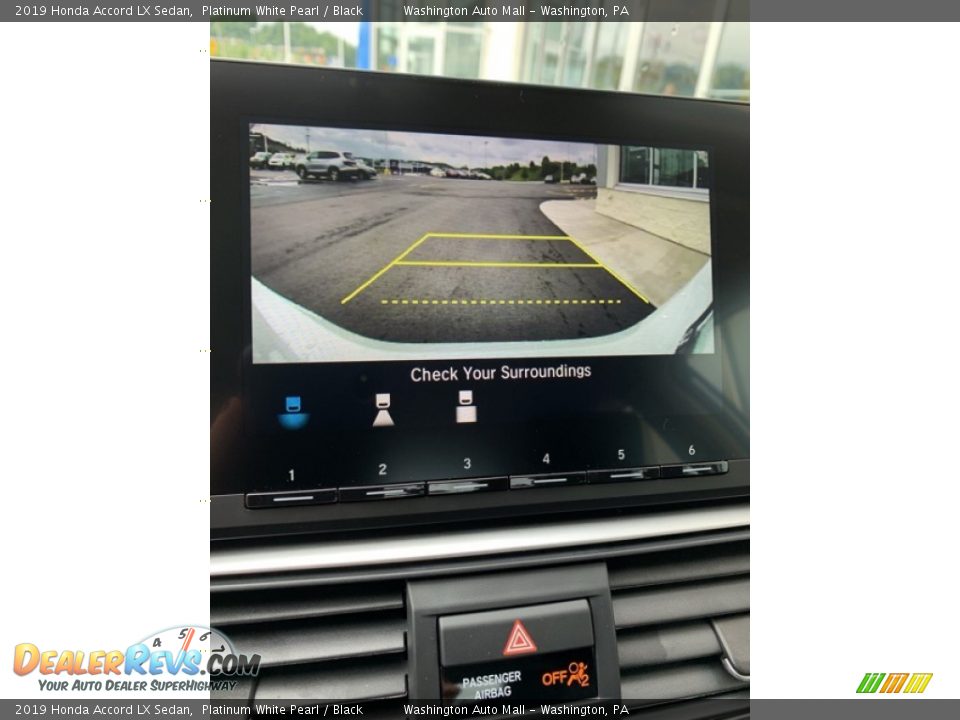 2019 Honda Accord LX Sedan Platinum White Pearl / Black Photo #31