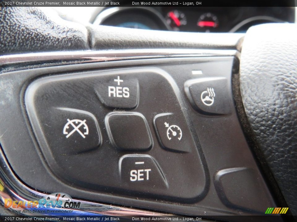 2017 Chevrolet Cruze Premier Mosaic Black Metallic / Jet Black Photo #23