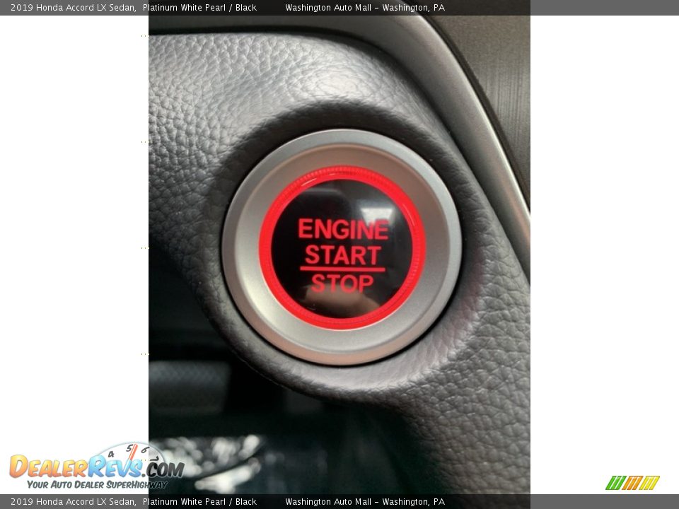 2019 Honda Accord LX Sedan Platinum White Pearl / Black Photo #34