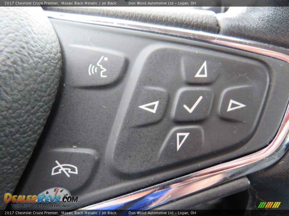 2017 Chevrolet Cruze Premier Mosaic Black Metallic / Jet Black Photo #24