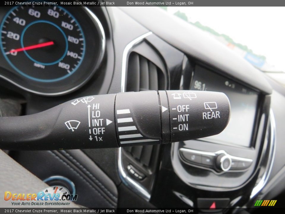 2017 Chevrolet Cruze Premier Mosaic Black Metallic / Jet Black Photo #25