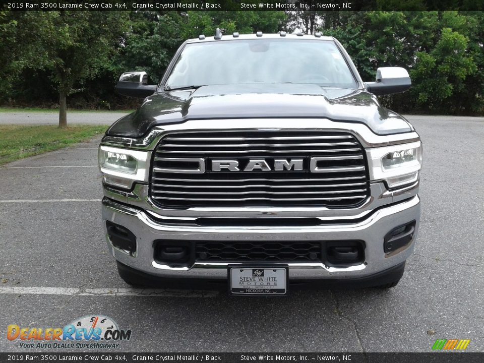 2019 Ram 3500 Laramie Crew Cab 4x4 Granite Crystal Metallic / Black Photo #3