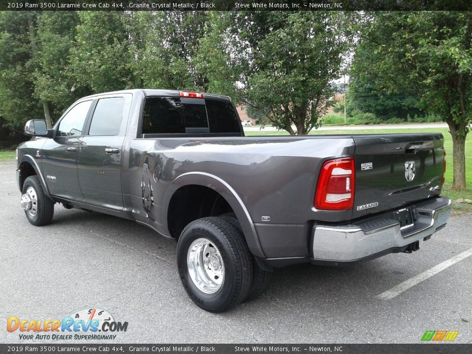 2019 Ram 3500 Laramie Crew Cab 4x4 Granite Crystal Metallic / Black Photo #4