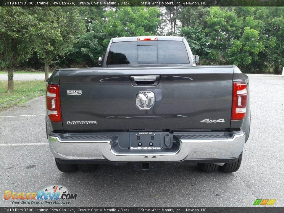 2019 Ram 3500 Laramie Crew Cab 4x4 Granite Crystal Metallic / Black Photo #8