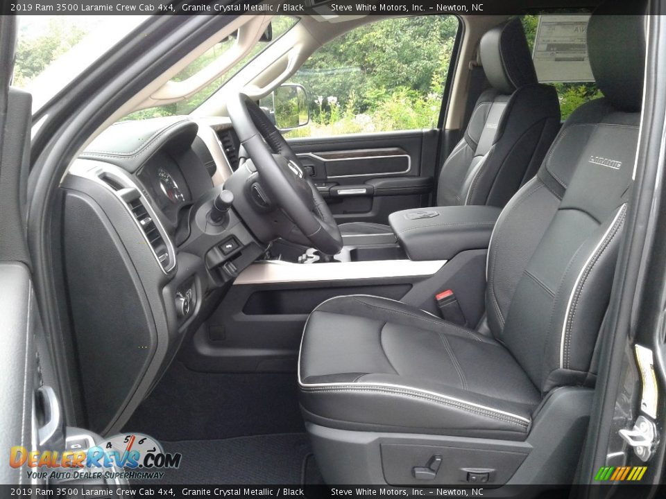 Black Interior - 2019 Ram 3500 Laramie Crew Cab 4x4 Photo #10