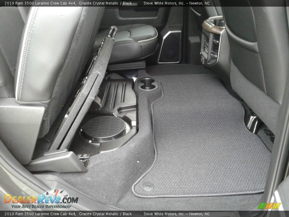 Rear Seat of 2019 Ram 3500 Laramie Crew Cab 4x4 Photo #14
