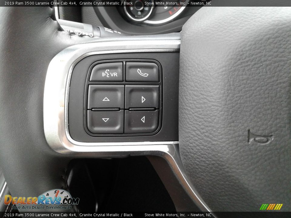 2019 Ram 3500 Laramie Crew Cab 4x4 Steering Wheel Photo #18