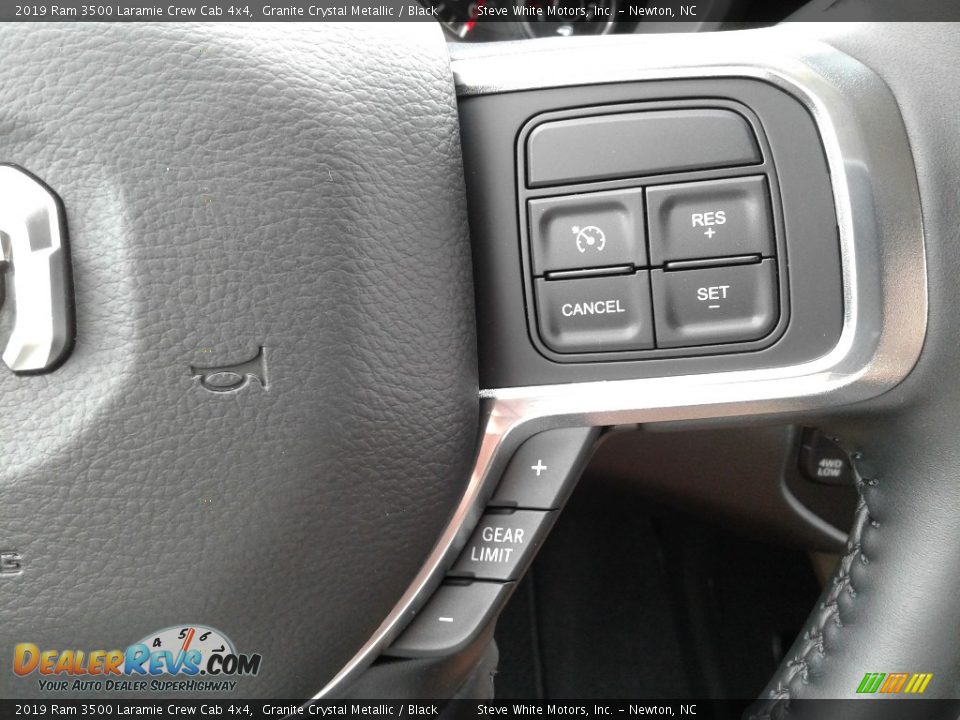 2019 Ram 3500 Laramie Crew Cab 4x4 Steering Wheel Photo #19