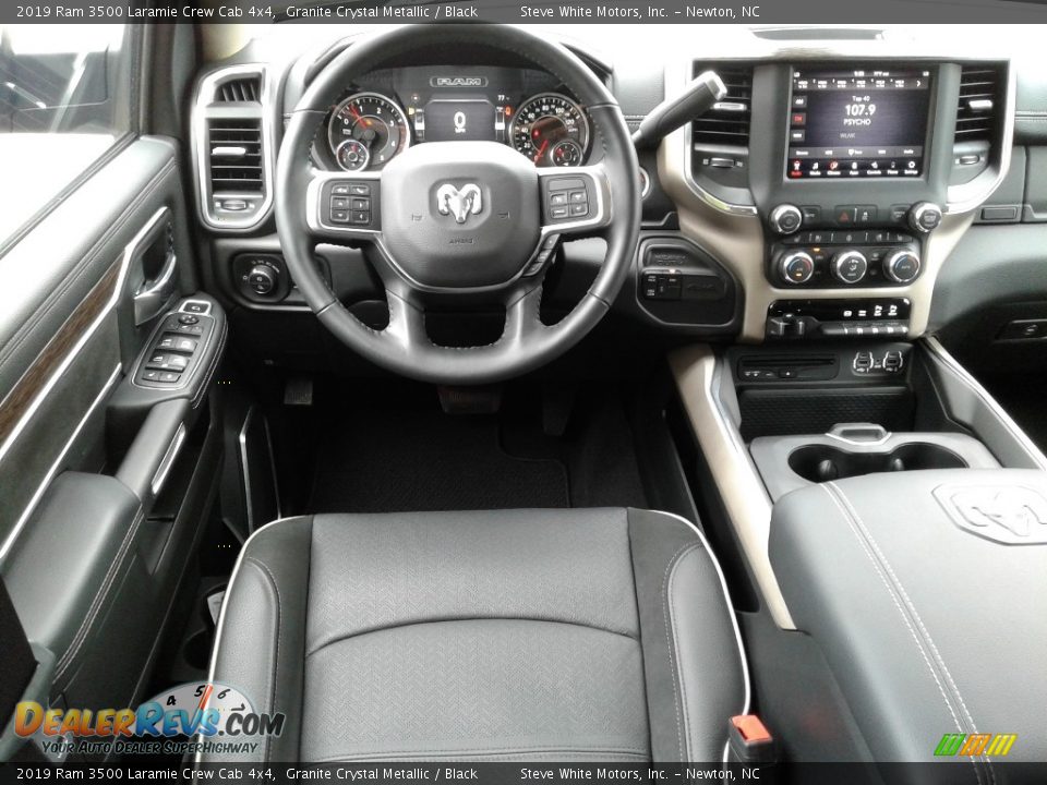 Dashboard of 2019 Ram 3500 Laramie Crew Cab 4x4 Photo #33