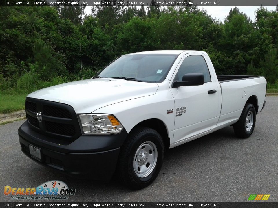 2019 Ram 1500 Classic Tradesman Regular Cab Bright White / Black/Diesel Gray Photo #2