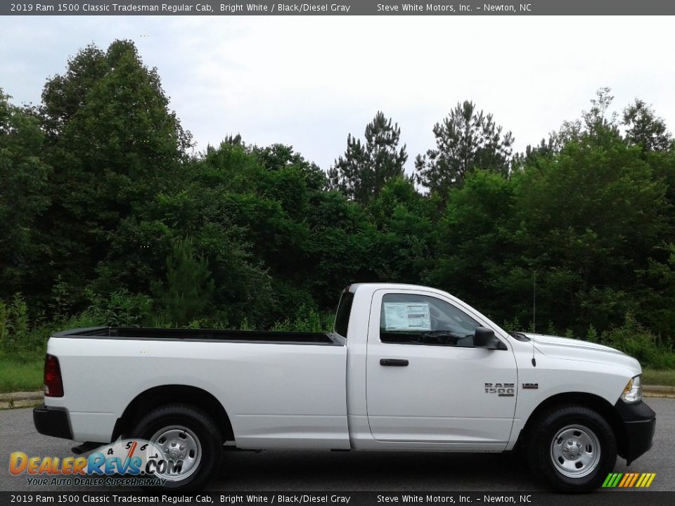 2019 Ram 1500 Classic Tradesman Regular Cab Bright White / Black/Diesel Gray Photo #5