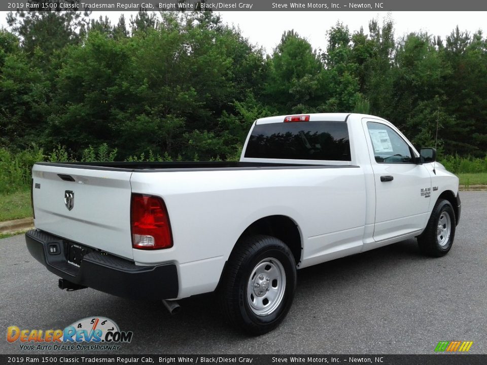 2019 Ram 1500 Classic Tradesman Regular Cab Bright White / Black/Diesel Gray Photo #6