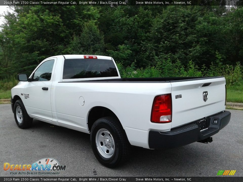 2019 Ram 1500 Classic Tradesman Regular Cab Bright White / Black/Diesel Gray Photo #8