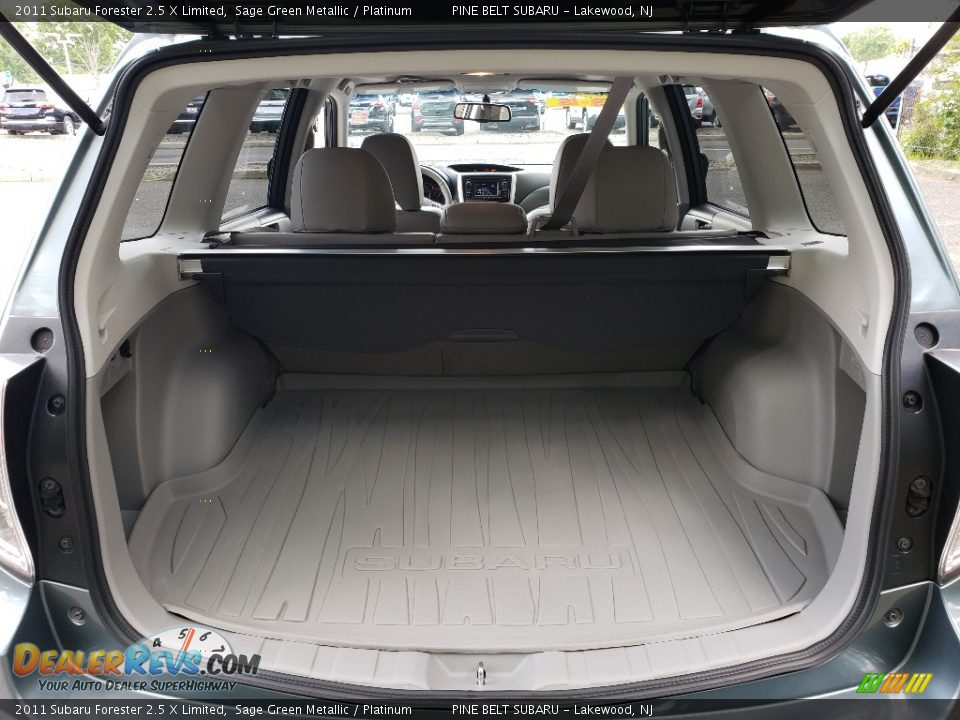 2011 Subaru Forester 2.5 X Limited Sage Green Metallic / Platinum Photo #13
