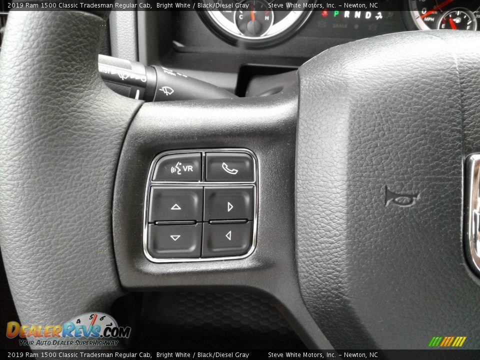 2019 Ram 1500 Classic Tradesman Regular Cab Bright White / Black/Diesel Gray Photo #15