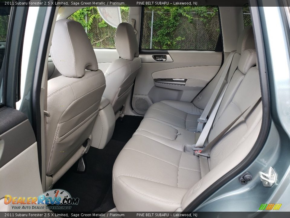 2011 Subaru Forester 2.5 X Limited Sage Green Metallic / Platinum Photo #16